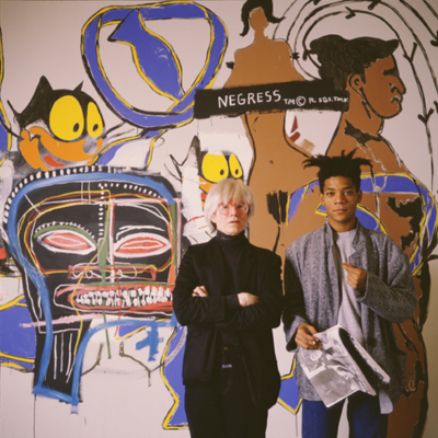 Collaboration between Basquiat and Warhol: two icons